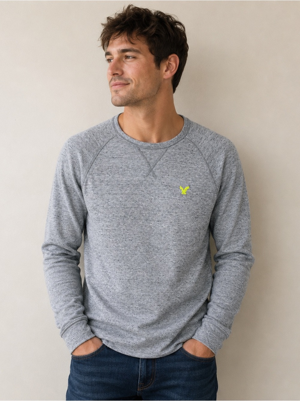 American Eagle Legend Men’s Grey Shirt Size M